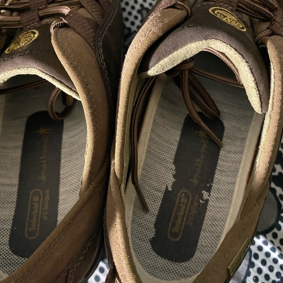 Timberland  Gore-Tex 22618 Dk Brown Nubuck Trainers - Picture 4 of 9